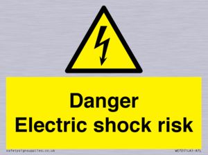 Danger Electric shock risk